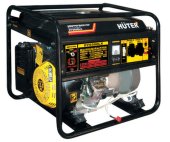 Бензиновый генератор Huter DY6500LX - электростартер
