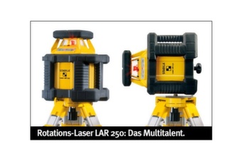 Самонивелирующий горизонтальный ротационный лазерный прибор STABILA LAR 250 Complete Set+(BST-K-L)+NL+Rec300